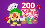 200% casino bonus