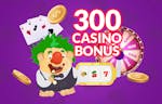 300% casino bonus